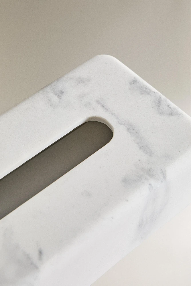 MARBLE-EFFECT TISSUE BOX