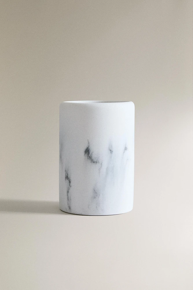 MARBLE PATTERN TOOTHBRUSH HOLDER