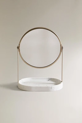 MARBLE-EFFECT MIRROR