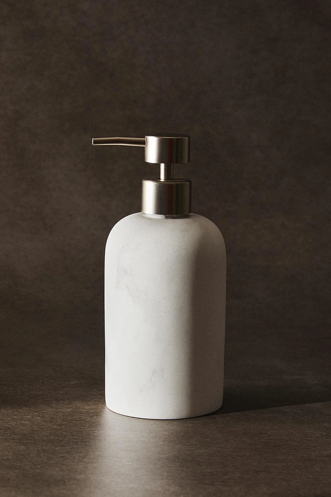 MARBLE-EFFECT SOAP DISPENSER