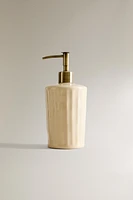 SOAP DISPENSER WITH RAISED DESIGN