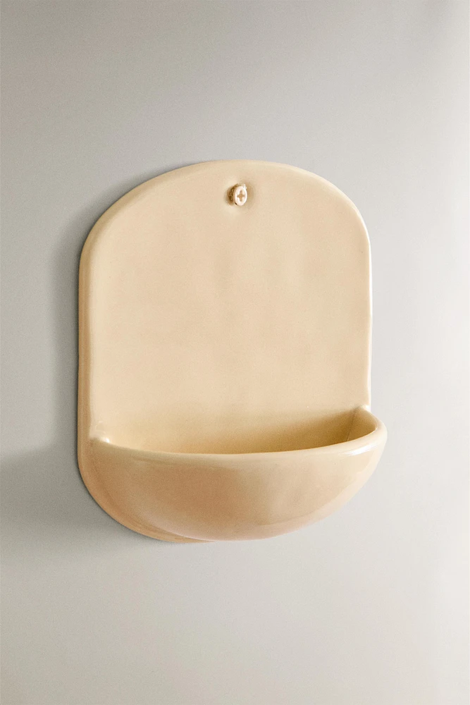 RAISED WALL BATHROOM SOAP DISH