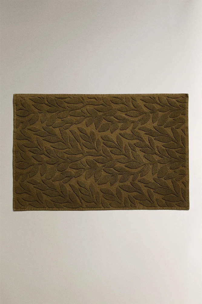 NON-SLIP JACQUARD BATH MAT