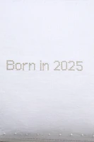 CHILDREN'S "BORN IN 2025” THROW PILLOW COVER