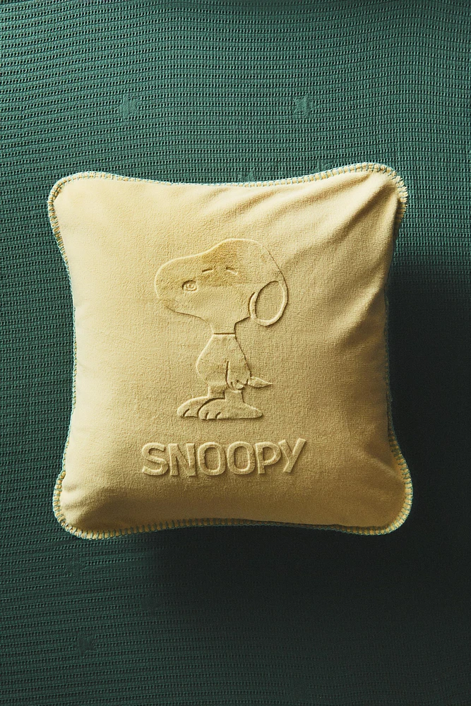 PEANUTS™ CHILDREN’S THROW PILLOW COVER WITH RAISED DESIGN