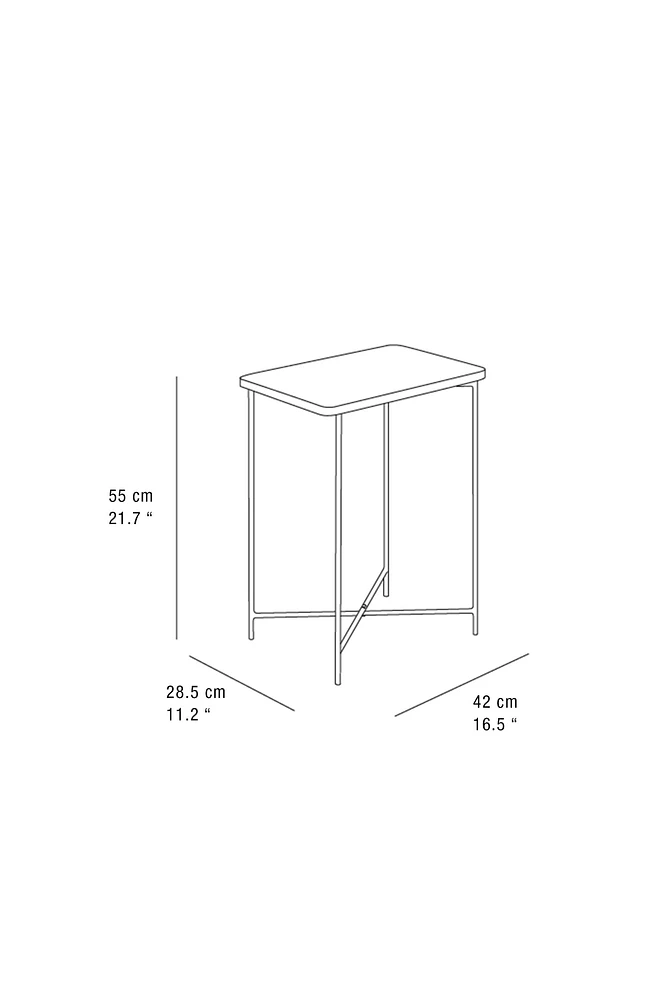 MARBLE SIDE TABLE