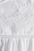 EMBROIDERED COTTON NIGHTGOWN