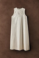 EMBROIDERED COTTON NIGHTGOWN