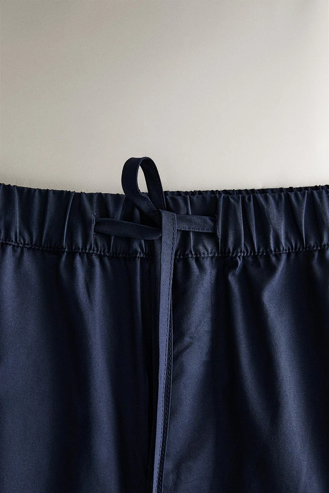 POPLIN PANTS