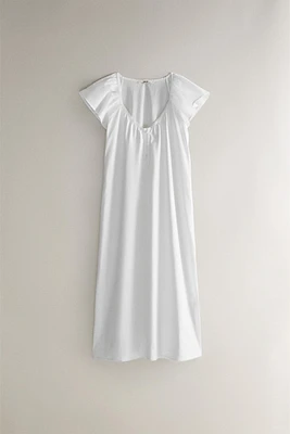 COTTON JERSEY NIGHTGOWN