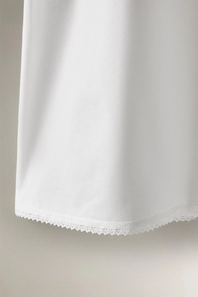 COTTON JERSEY NIGHTGOWN