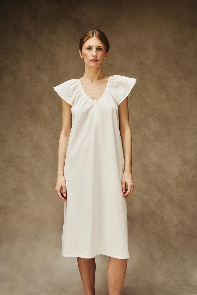 COTTON JERSEY NIGHTGOWN