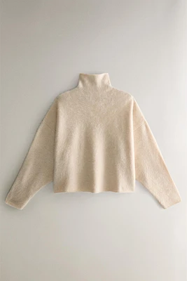 CASHMERE SWEATER WITH COLLAR