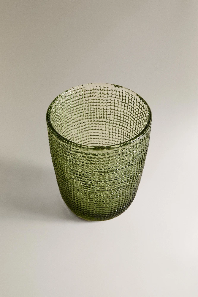 VERRE RELIEF VERRE RECYCLABLE