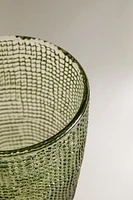 VERRE RELIEF VERRE RECYCLABLE