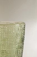 VERRE RELIEF VERRE RECYCLABLE