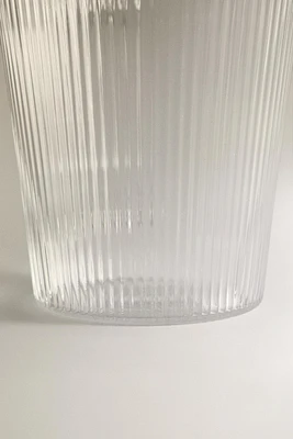 BOROSILICATE GLASS MUG WITH LINES