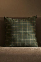 CHECK THROW PILLOW COVER