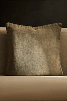 LINEN THROW PILLOW COVER