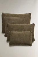 LINEN THROW PILLOW COVER