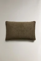 LINEN THROW PILLOW COVER