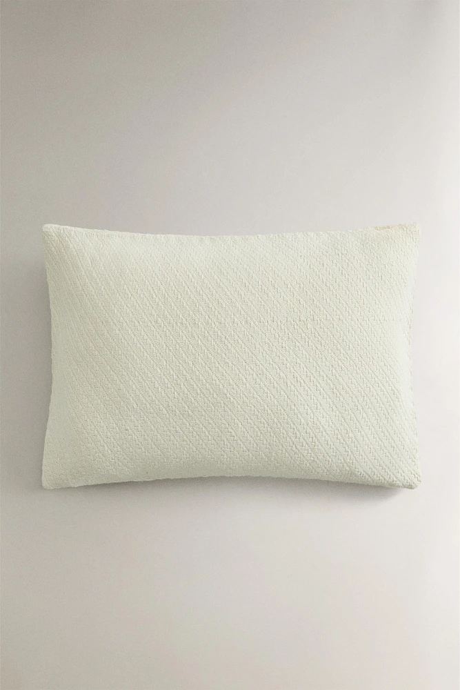 JUTE THROW PILLOW COVER