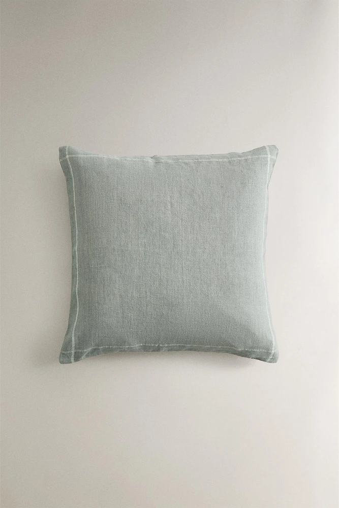 HOUSSE DE COUSSIN LIN