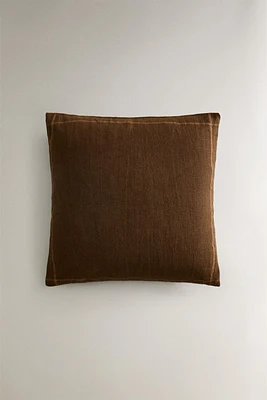 LINEN THROW PILLOW COVER