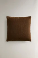 LINEN THROW PILLOW COVER