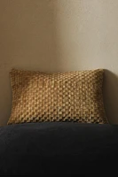 LEATHER THROW PILLOW COVER