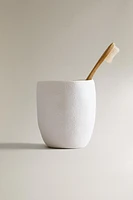 TEXTURED TOOTHBRUSH HOLDER