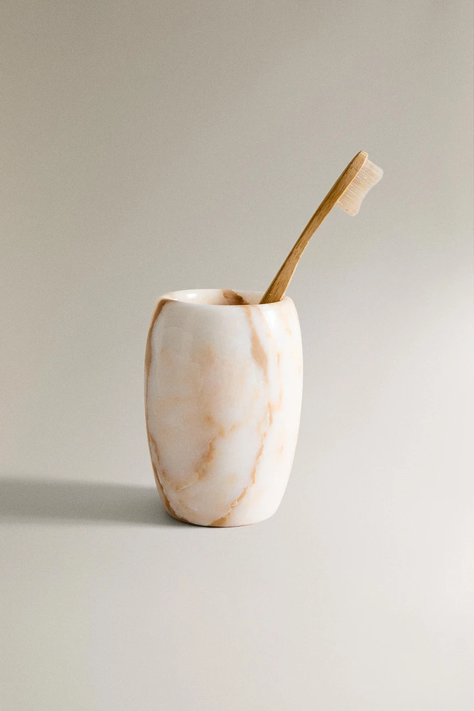 MARBLE TOOTHBRUSH HOLDER