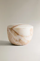 MARBLE BATHROOM STORAGE JAR