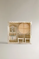 CHILDREN’S DOLL HOUSE DINING ROOM TOY SET