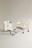 CHILDREN’S DOLL HOUSE ROOM TOY SET