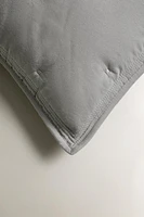 HOUSSE DE COUSSIN ÉDREDON MICROFIBRE