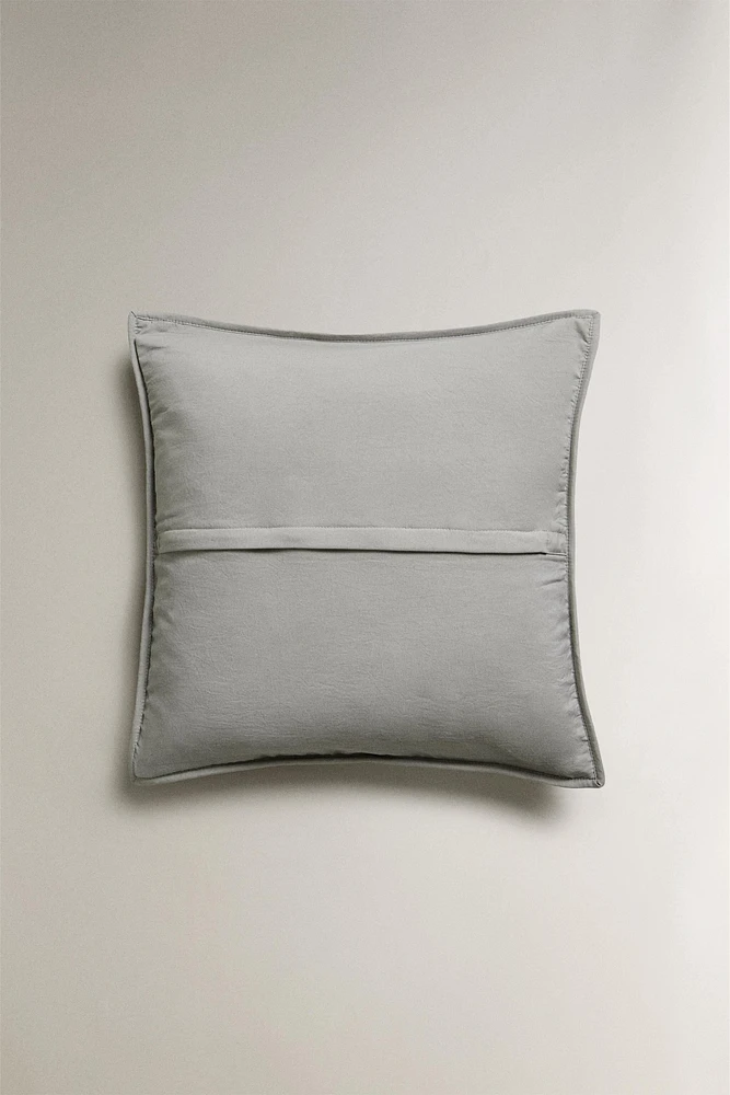 HOUSSE DE COUSSIN ÉDREDON MICROFIBRE