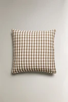 GINGHAM PILLOW SHAM FOR QUILT