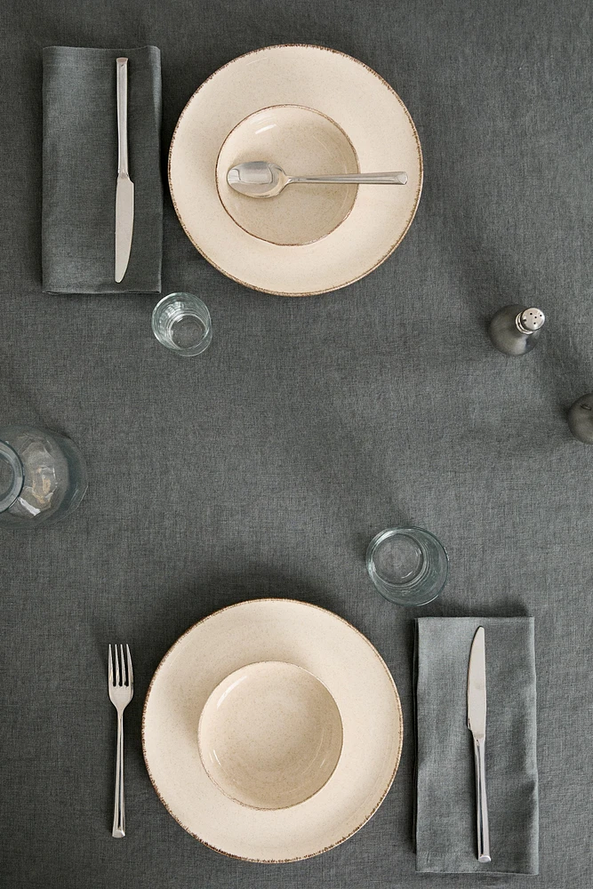 WASHED LINEN TABLECLOTH