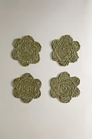 SET OF SEAGRASS COASTERS (SET OF 4)