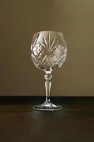 GIN & TONIC GLASS WITH RAISED DESIGN