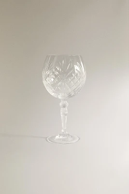 GIN & TONIC GLASS WITH RAISED DESIGN