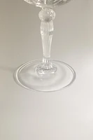 GIN & TONIC GLASS WITH RAISED DESIGN