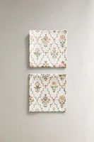 FLORAL COTTON NAPKINS (SET OF 2)