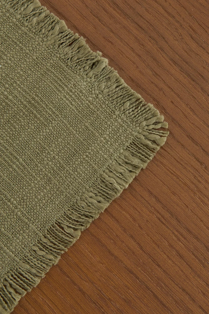 CONTRAST STRIPE COTTON PLACEMAT