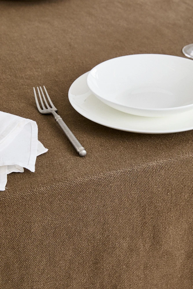 THICK LINEN TABLECLOTH