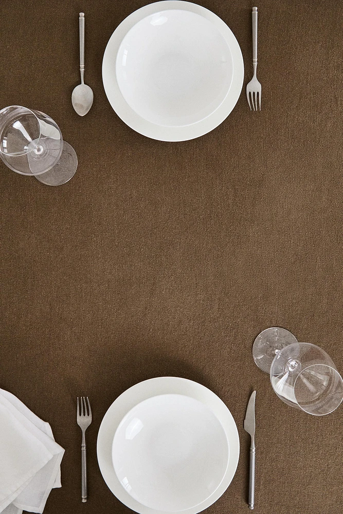THICK LINEN TABLECLOTH