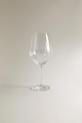 TEXTURED CRYSTALLINE WINE GLASS