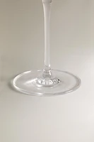 TEXTURED CRYSTALLINE WINE GLASS