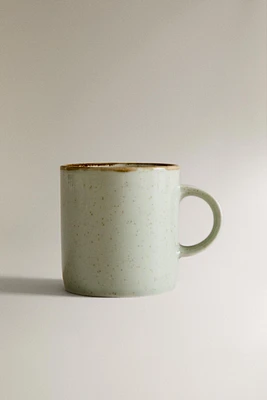 TASSE PORCELAINE BORD VIEILLI